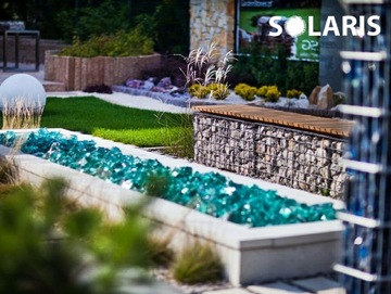 ДЕКОРАТИВНОЕ СТЕКЛО ДЛЯ ГАБИОНОВ КАМЕНЬ БИРЮЗА - БИРЮЗА - 1КГ