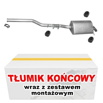 Tłumik Mercedes W203 T203 CLK C209 2.7 C 270 CDI