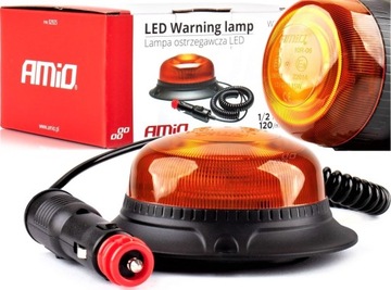 LAMPA OSTRZEGAWCZA MAGNETYCZNA KOGUT 18xLED 12-24V