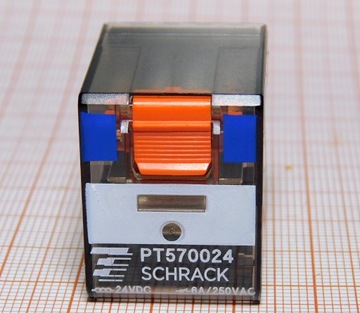 Реле 24В постоянного тока 6А/250В PT570024 SCHRACK [0EL]A4