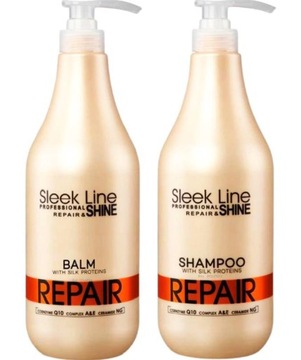 Stapiz sleek line repair szampon 1L + balsam 1L