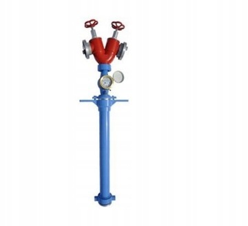 Stojak hydrantowy z wodomierzem DN80 2x75