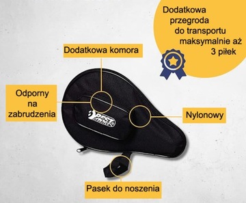 Сумка для ракетки для настольного тенниса.