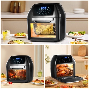 FRYTKOWNICA BEZTŁUSZCZOWA FRYTOWNICA AIR 10 PROGRAMÓW 12L 1500W