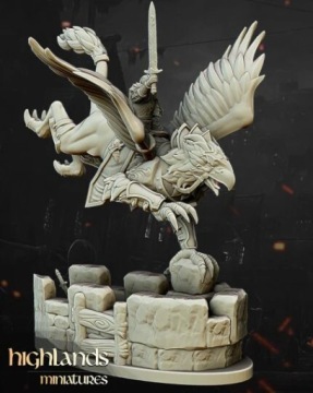 Highlands Miniatures Герой на Грифе