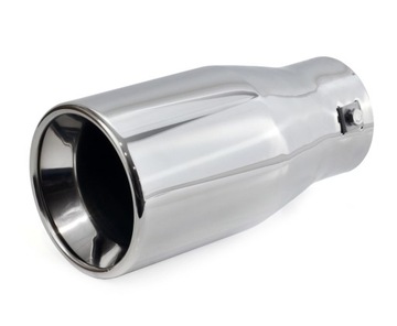 Насадка глушителя Хромированная нержавеющая сталь 018