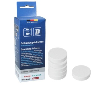 Uniwersalne tabletki odkamieniajce 00310817 00310452 do ekspresu Bosch