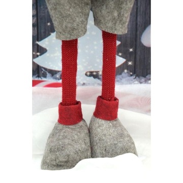 РОЖДЕСТВЕНСКИЙ ОРНАМЕНТ ДЕКОРАТИВНАЯ ФИГУРКА РЕГУЛИРУЕМЫЕ ТЕЛЕСКОПИЧЕСКИЕ НОЖКИ 54-62 СМ