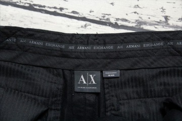 Armani Exchange Chinosy _ 100% len lniane spodnie _ 32