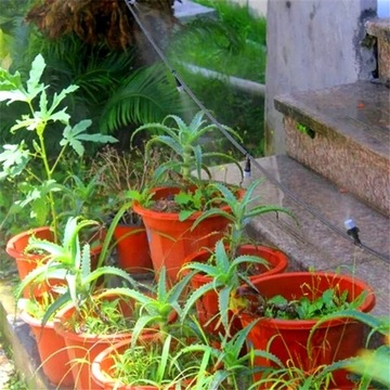 Водяная завеса, спринклерная система кондиционирования воздуха в саду для участка площадью 10 м