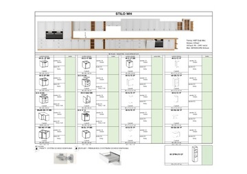 NOWOCZESNE MEBLE KUCHENNE PREGO MDF MAT