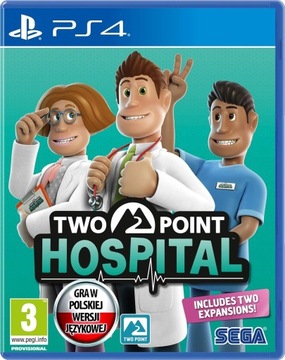 TWO POINT HOSPITAL + 2 DODATKI - PL - PS4 / PS5 - Płyta Blu-ray