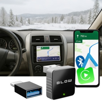 АДАПТЕР MICRO CARPLAY ANDROID AUTO БЕСПРОВОДНОЙ WIFI МОДУЛЬ BLUETOOTH