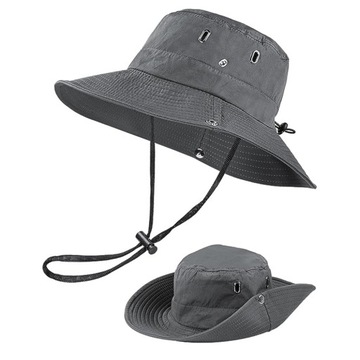 Темно-серая туристическая шапка Sunshine Fisher Bucket Hat 54-60см