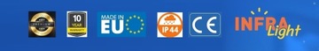 IPP ECO-U 1000W НАГРЕВАТЕЛЬНАЯ ПАНЕЛЬ ИНФРАКРАСНЫЙ ПОТОЛОЧНЫЙ ОБОГРЕВАТЕЛЬ, РАДИАТОР