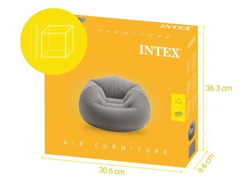 НАДУВНОЕ КРЕСЛО INTEX VELVET 68579