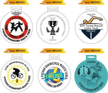 MEDAL drewniany 8 cm z twoim nadrukiem UV personalizowany