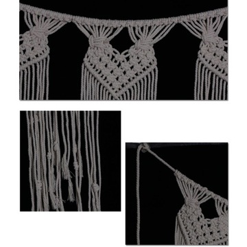 Kosmiczna kurtyna ścienna z gobelinem Boho
