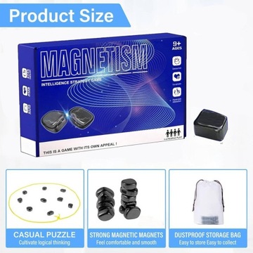 KAMIENIE MAGNETYCZNE DO GRY GRA SZACHY 36 KULEK MAGNETYCZNYCH MAGNETIC