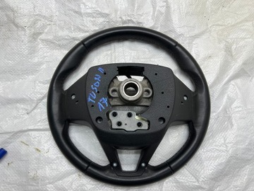 HYUNDAI TUCSON II 2016 КРАСНЫЙ КОЖАНЫЙ РУЛЬ