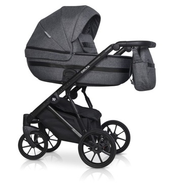 POLSKI LEKKI WÓZEK WIELOFUNKCYJNY 2w1 / RIKO BASIC DELTA CARBON
