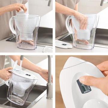 Dzbanek Brita Marella 2,4l Biała + Maxtra+ Pure