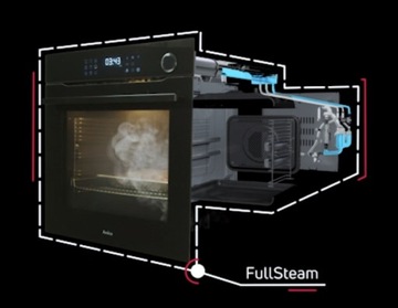 Amica ED87389BA+ X-TYPE STEAM BakingProSystem Духовой шкаф FullSteam OpenUp