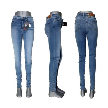 Levi's 310 jeansy damskie 560410020 rurki z zamkami oryg. Levis - W28/L34