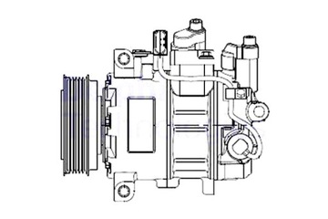 SPRĘŻARKA KLIMATYZACJI AUDI A4 B7 A4 B8 A5 A6 ALLROAD C6 A6 C4 A6 C5