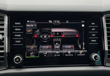 Skoda Kodiaq I SUV 2.0 TSI 190KM 2021 Skoda Kodiaq 4x4 LK Bogata Wersja Skora Automat Hak Led FV23, zdjęcie 28