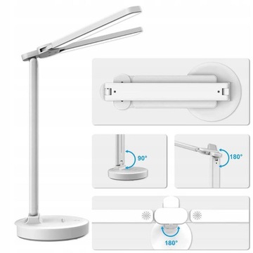 Светодиодная настольная лампа Перезаряжаемый Многофункциональный складной ночник 34см