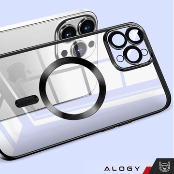 ЧЕХОЛ MAG SAFE ДЛЯ IPHONE 15 PRO GLAMOUR LUXURY ТОНКИЙ КОЛЬЦО