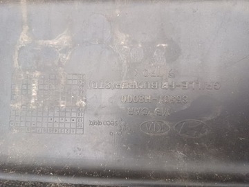 KIA RIO 4 IV 17-21 ROK MŘÍŽKA NÁRAZNÍKU STŘEDNÍ  86561-H8000 H503JR