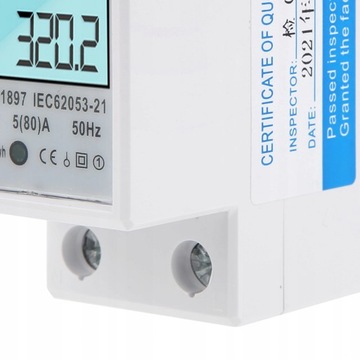 ОДНОФАЗНЫЙ СЧЕТЧИК ЭНЕРГИИ СУБ-СЧЕТЧИК 5(80)А