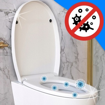 DESKA SEDESOWA WOLNOOPADAJĄCA TWARDA WYPINANA UNIWERSALNA MOCNA PRMEMIUM WC