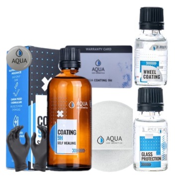 AQUA ZESTAW POWŁOK COATING 9H GLASS WHEEL COATING