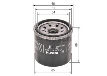 FILTR OLEJE MAZDA 121 I II 2, 3, 323 C IV V F