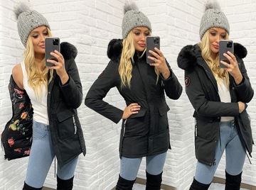 ФЕНОМЕНАЛЬНАЯ ЗИМНЯЯ ПАРКА, ТЕПЛАЯ КУРТКА, КАПЮШОН, XXL