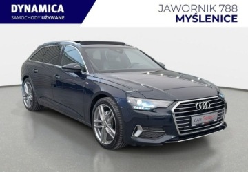 Audi A6 C8 Avant 2.0 40 TDI 204KM 2019 Audi A6 Avant 40TDI 204KM S-tronic quattro 2019 r., NAVI, aplikacje, szybe