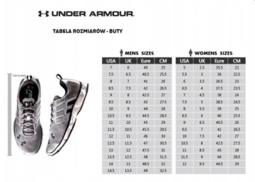 Кроссовки для бега МУЖСКИЕ UNDER ARMOR ДЛЯ СПОРТИВНЫХ ТРЕНИРОВОК 47