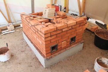 FRAME CLAY - ZDUŃSKA раствор для строительства дымоходов. FRAME CLAY 25KG.