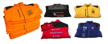 POLAR FIRMOWY Z HAFTEM LOGO LOGIEM REKLAMOWY x10