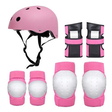 KASK OCHRANIACZE NA ROLKI DESKOROLKĘ ROWER 7W1 M