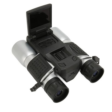 Цифровой фотоаппарат-бинокль с 12-кратным оптическим зумом.
