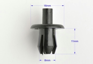 8 мм зажимы для корпуса защиты колеса для OPEL ASTRA CORSA MERIVA VECTRA ZAFIRA