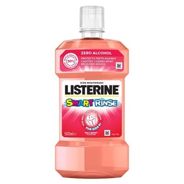 Listerine Smart Rinse płyn do płukania jamy ustnej dla dzieci Owocowy 500ml