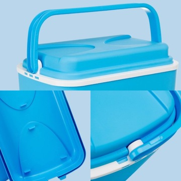 ОХЛАЖДАЮЩИЙ ХОЛОДИЛЬНИК 24 Л: СИНИЙ для МОРОЗИЛЬНЫХ ВСТАВОК, ЛУЧШИЙ ДЛЯ ПРАЗДНИКА.