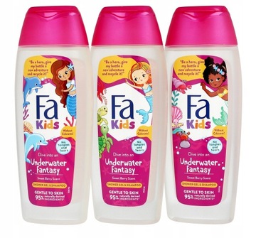 FA KIDS ŻEL I SZAMPON 400ML RÓŻOWY UNDERWATER FANT