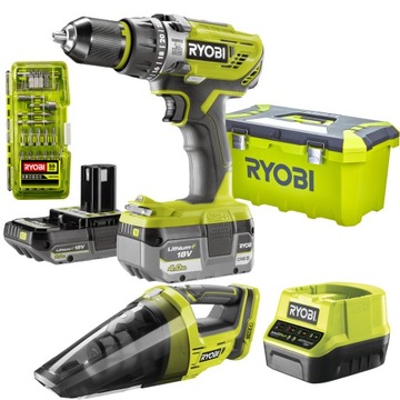 НАБОР ЭЛЕКТРОИНСТРУМЕНТА R18PD31-242VTA55 RYOBI