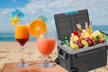 КОМПРЕССОРНЫЙ ХОЛОДИЛЬНИК МОЩНЫЙ ПОРТАТИВНЫЙ ТУРИСТИЧЕСКИЙ АВТОМОБИЛЬ 12В/230В 42Л